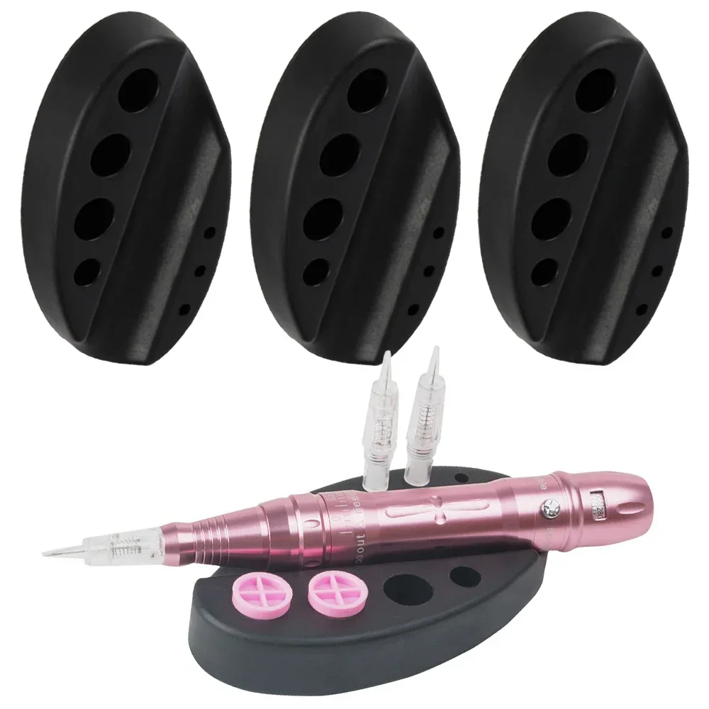 1Pcs Silicone Tattoo Machine Pen Holder Microblading Pigment Ink Cup Stand Tattoo Accessories Permanent Makeup Tool