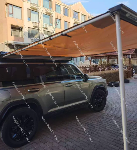 

Car Awning Side Wall PU Coated Sun Shade Blackout Fabric Windproof UV Protection for Outdoor Camping Tent Accessory