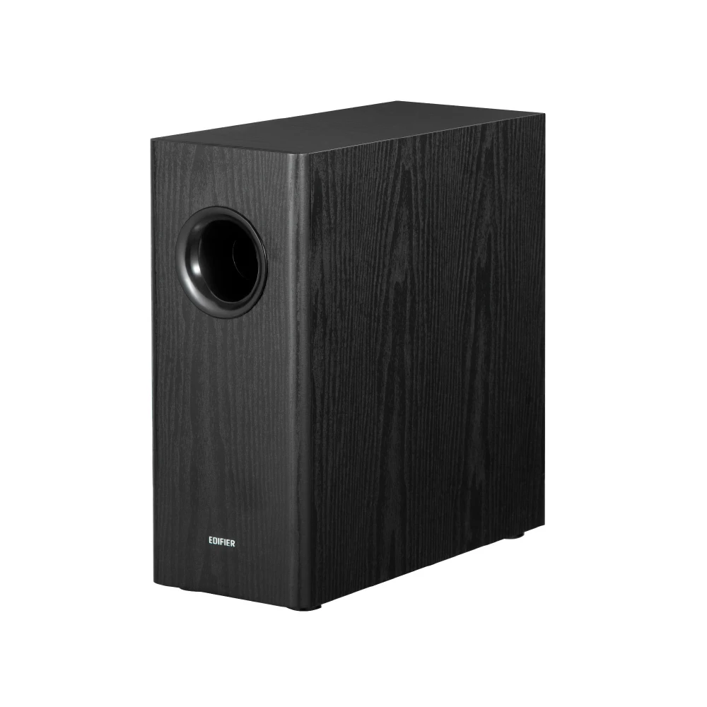 EDIFIER T5s Aktiver Subwoofer 70W RMS 8-Zoll-Langhub-Tieftöner für Heimkino, Regal- und Desktop-Lautsprecher, 35Hz Bass