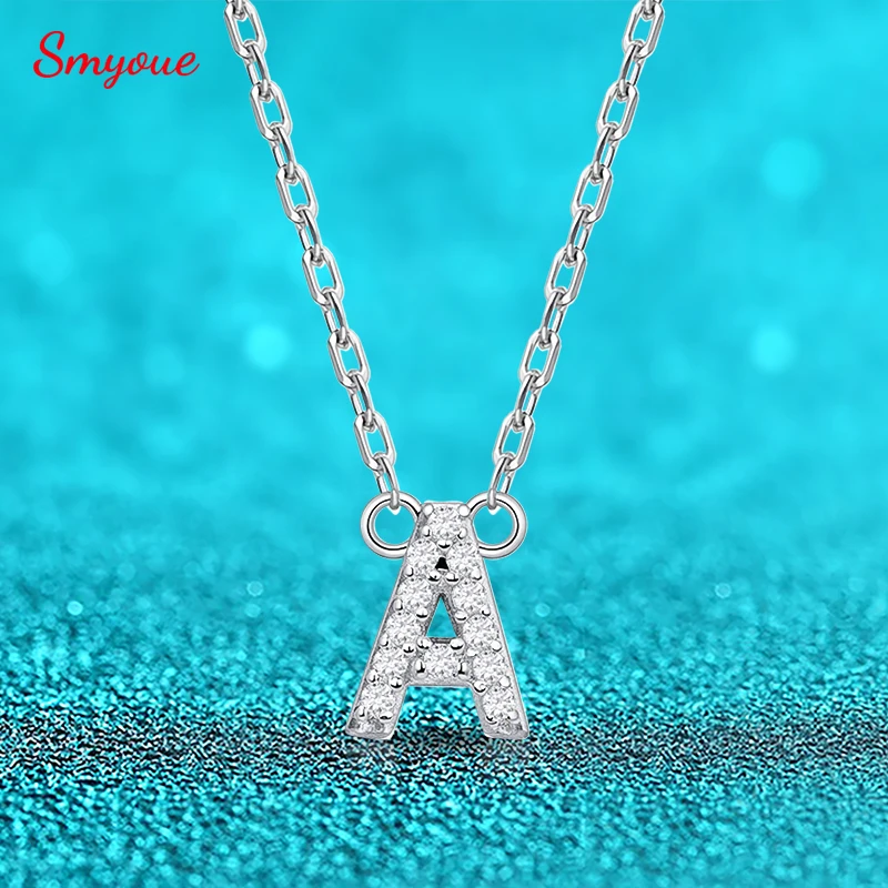 

Индивидуальные украшения Smyoue: ожерелье с моассанитом для женщин, маленький кулон из серебра 925 пробы, от Shiran Aloni