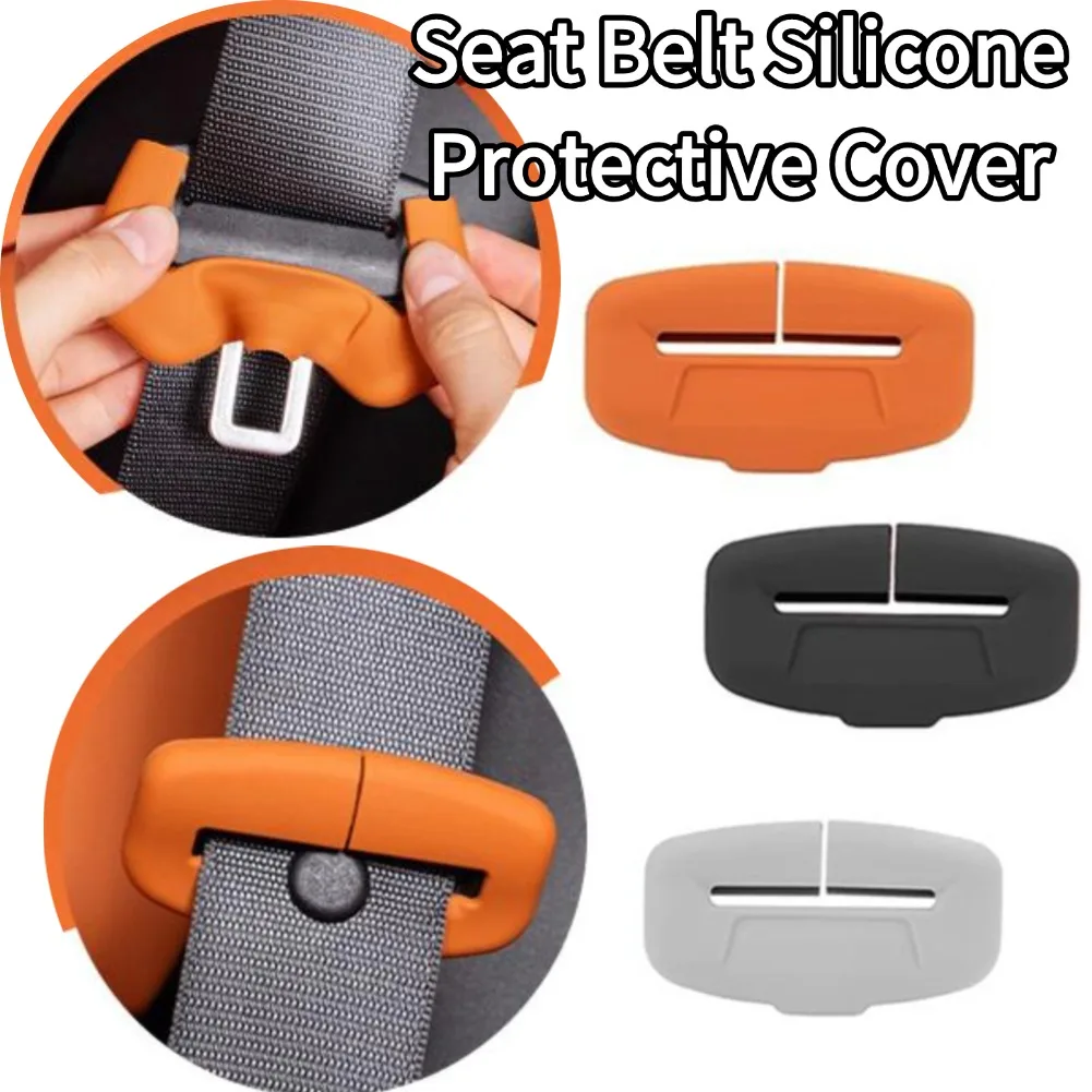 Universal Auto Sitz Gürtel Schnalle Silikon Schutzhülle Auto Sitz Dekoration Anti-Scratch Auto Sitz Gürtel Clip Schutz Abdeckung