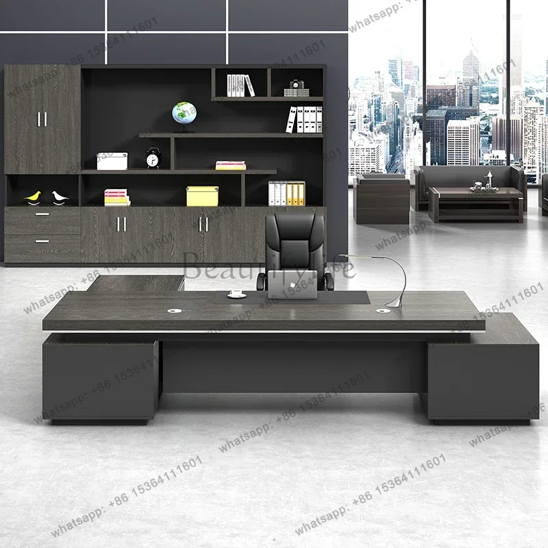 LD Designer Storage Boss Table Simple Modern Reception Stand Up Reception Desks High Quality Unique Luxury   Furniture