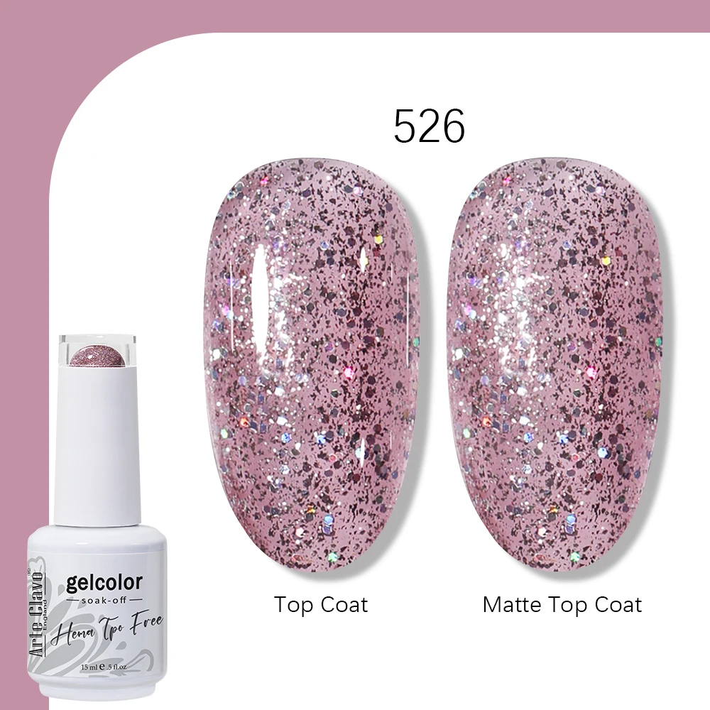 Arte Clavo Gel Nagellak 400 Kleuren 15 ml Semi Permanente Gel Vernis Base Top Coat Nail Art Manicure Losweken LED UV Salon Gel