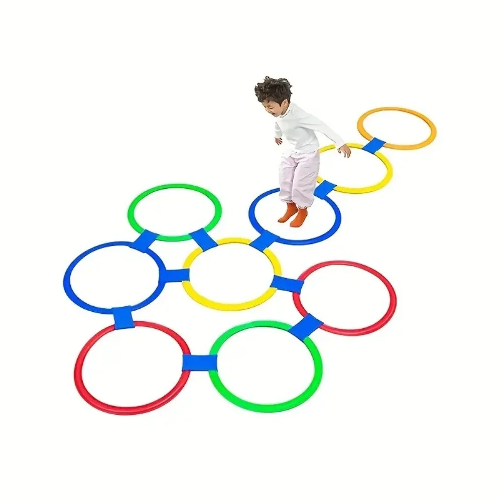 10pcs Multicolor Agility Ring Set Enhance Your Training Active Garden Playtime Portable Customizable for Balance Coordination