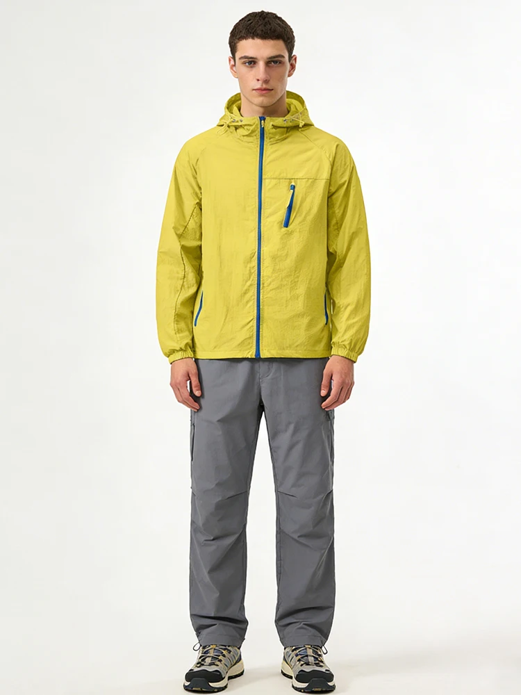 UPF50+Sun Protection Skin Coats Men Summer Windbreaker Zip Pockets Breathable Ultra-light Women Outdoor Thin Camp Unisex Jackets