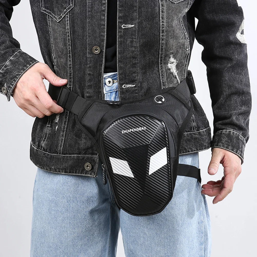 Borsa Tattica Da Gamba In Nylon - Marsupio Molle Per Moto, Escursionismo E Viaggi - 23x32x13 Cm - 2
