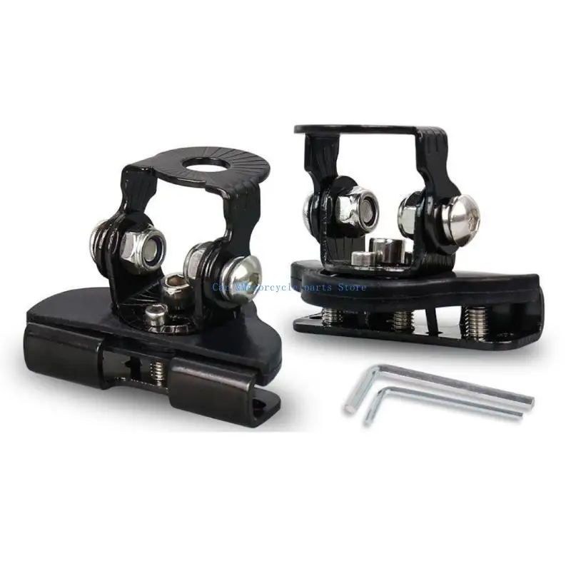 

Y9UC Pair Car Hood Light Mounts Adjustable Car Bonnet Brackets for Vehicles