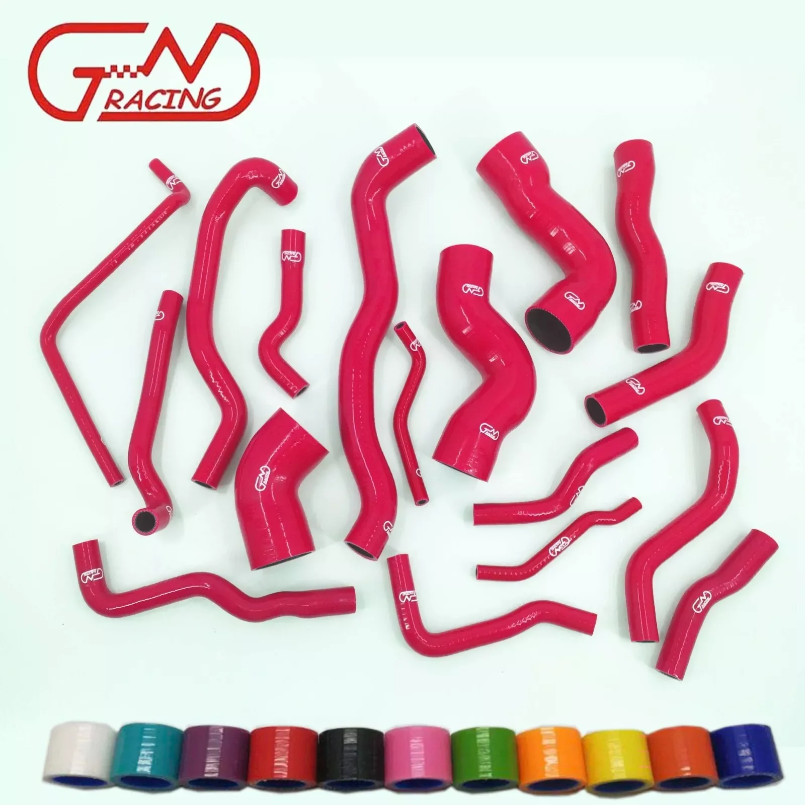 Fit 2008-2014 VW Golf MK6 GTI 2.0 Turbo Silicone Intercooler Heater Hoses Kit