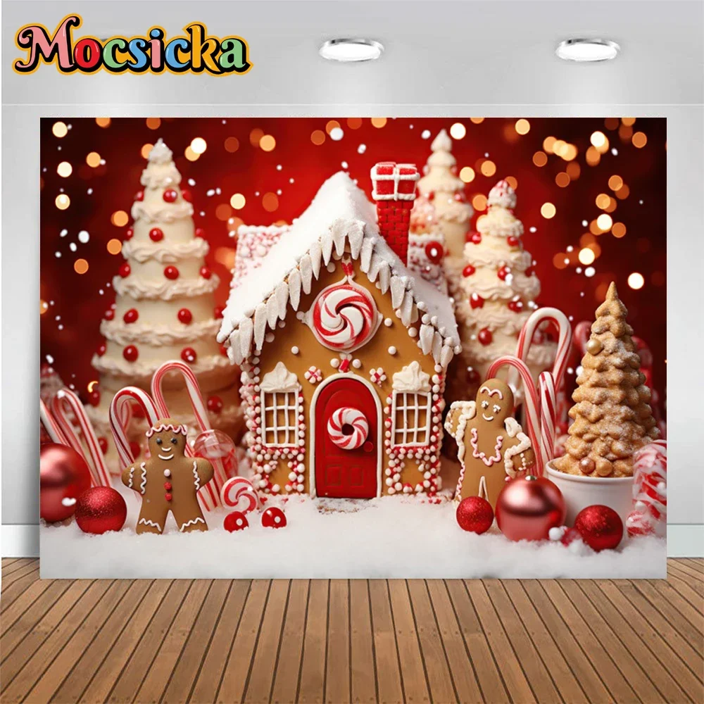 Fondo de Navidad árbol foto para fotografía tienda de nieve de invierno fondo para adultos recién nacidos fotomatón decoración de fiesta accesorios de estudio