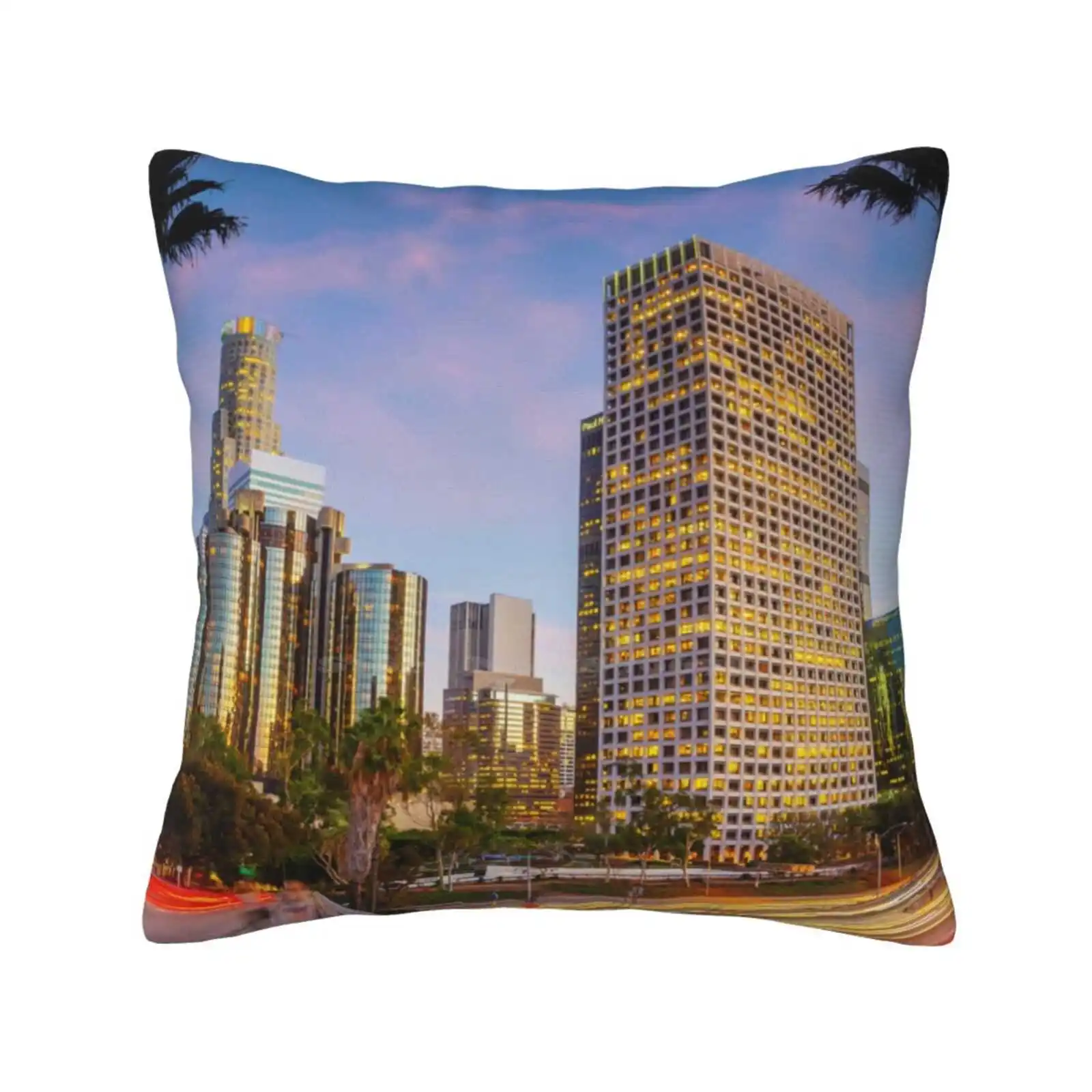 Поездки в Лос-Анджелес, домашняя декоративная наволочка для дивана, поездка на поездку, Los Angeles, Los Angeles, Korea atown, Los