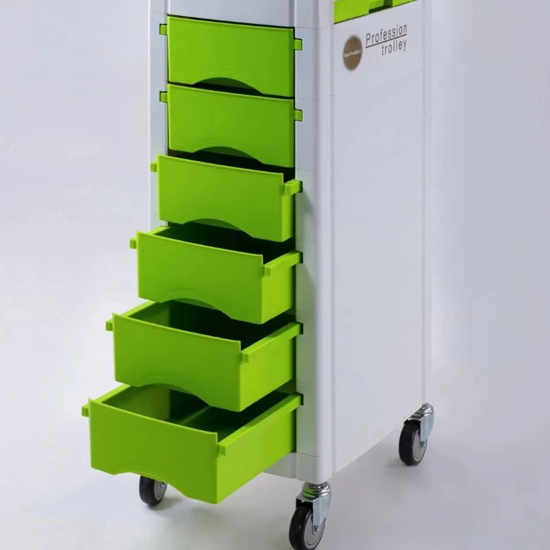 Carrito de herramientas para peluquería, carrito de herramientas de belleza, color blanco, blanco, verde, blanco y morado, gran oferta