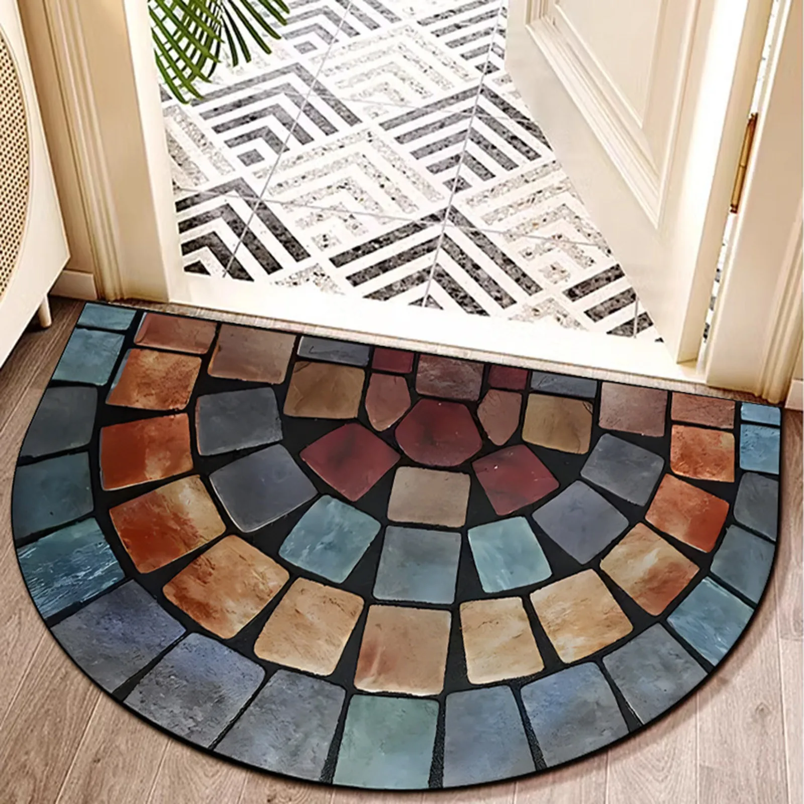 tapete-de-porta-de-boas-vindas-com-estampa-de-pedra-colorida-retro-semi-circular-antiderrapante-tapete-de-quarto-decoracao-de-casa