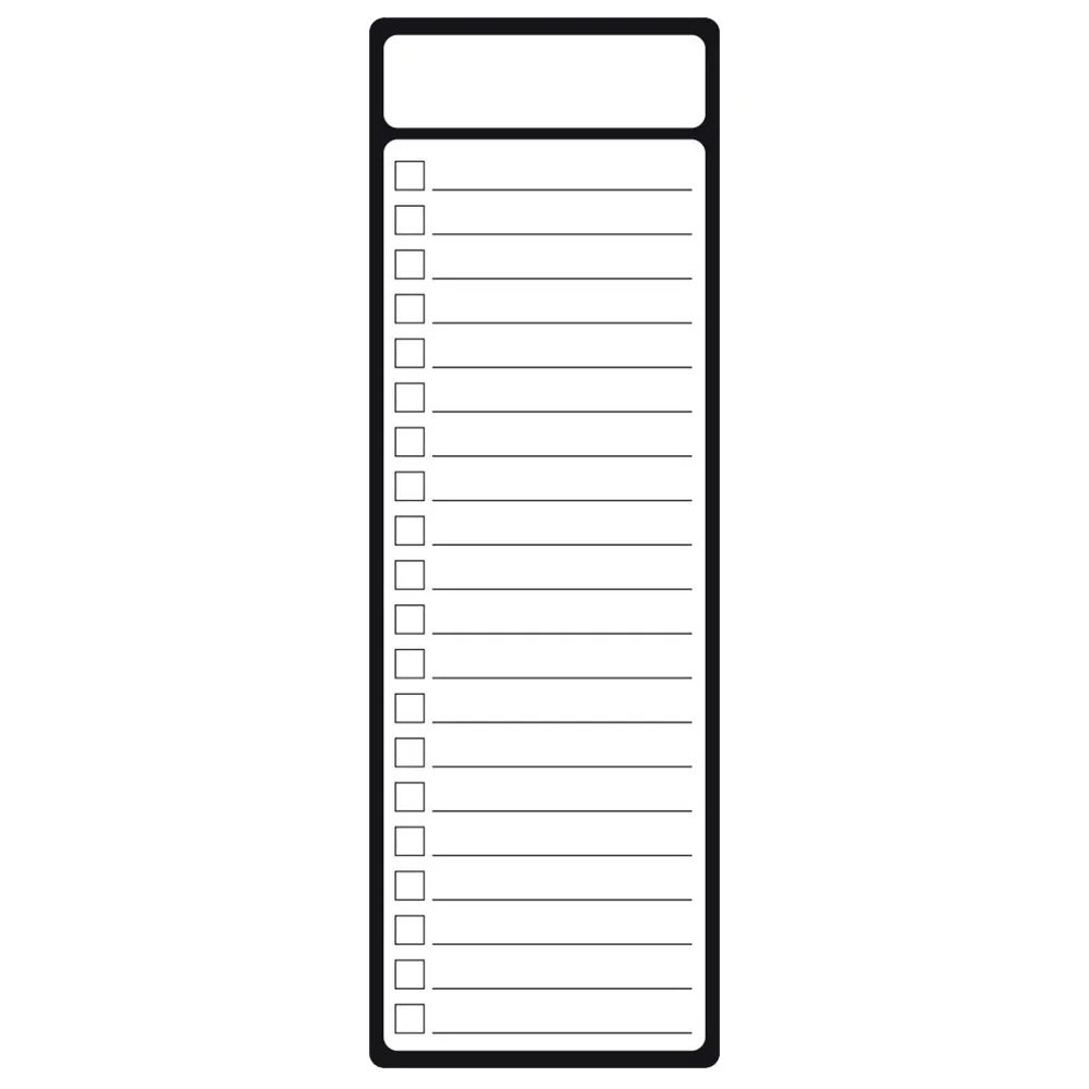 Durable Magnetic Checklist Board Dry Erase Erasable Fridge Whiteboard Planner Schedule Planner Magnet Home Kitchen