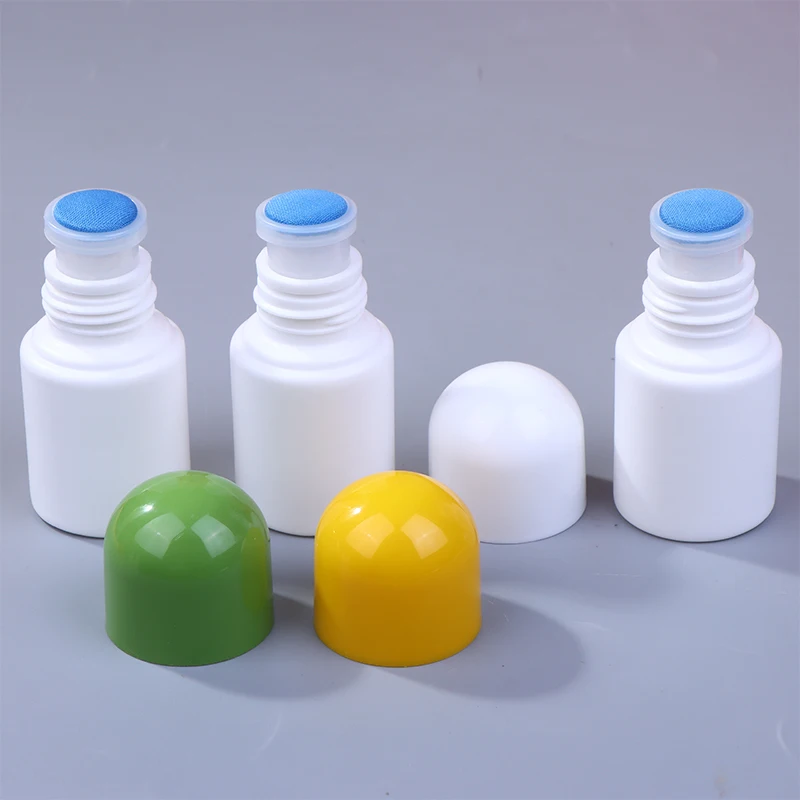 30ML Lege Smudge Fles Vloeibare Applicator Opslag Fles Spons Hoofd Pijn Geneeskunde Vloeibare Fles Daub Vullen Liniment