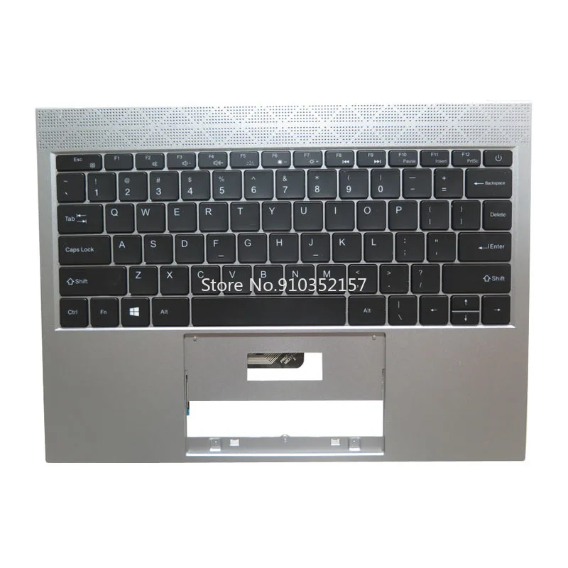 

Laptop Silver PalmRest&Keyboard For FUNHOUSE F10 MPro English US German GR With Backlit New