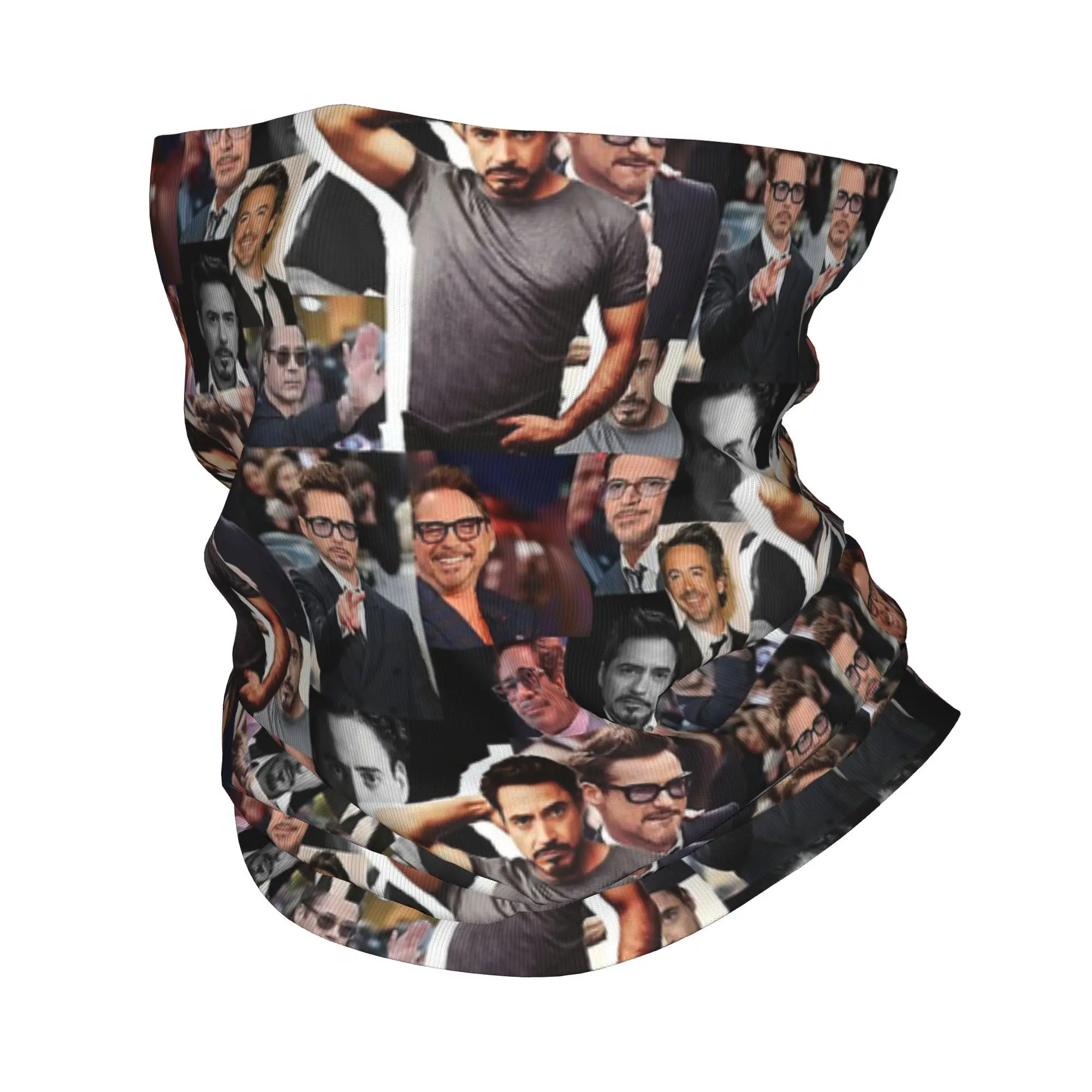 

Robert Downey jr Bandana Neck Gaiter Printed Mask Scarf Multi-use Headband Riding Unisex Adult Windproof