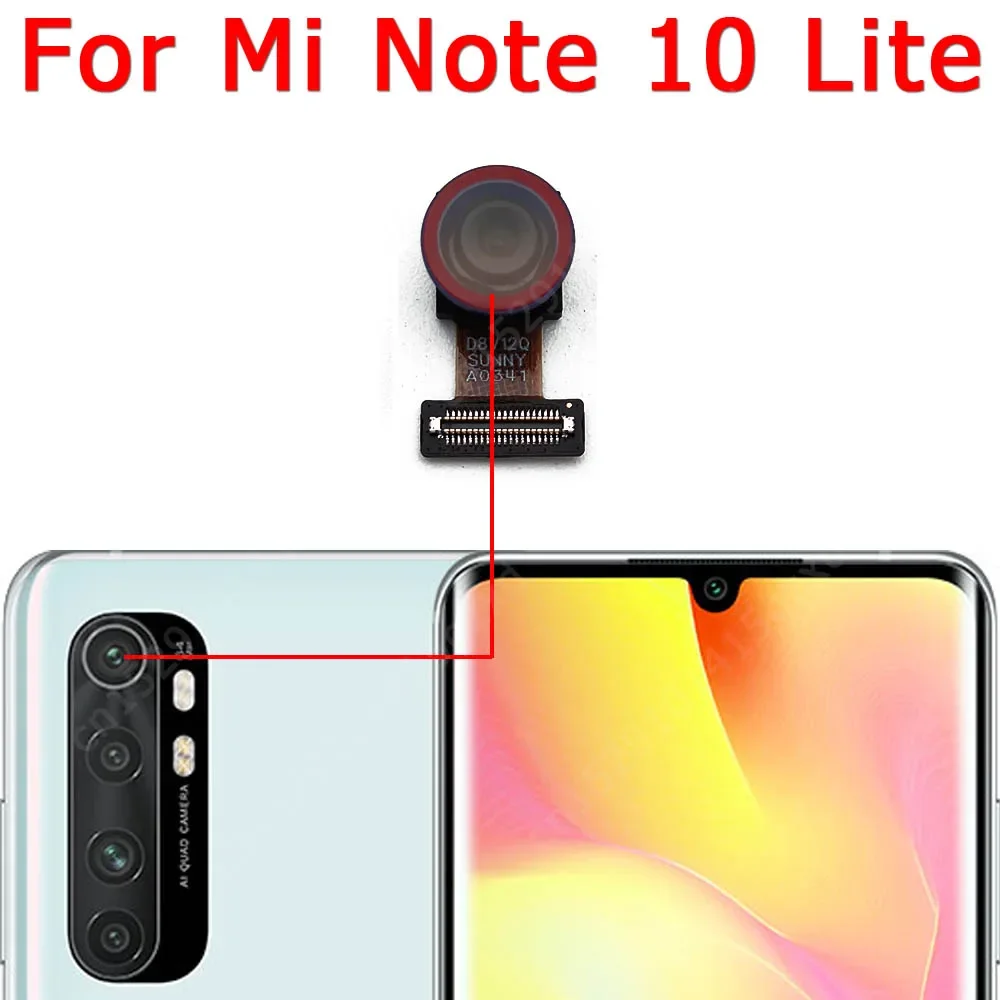 Xiaomi Mi Note 10 Lite Rear & Front Camera Module