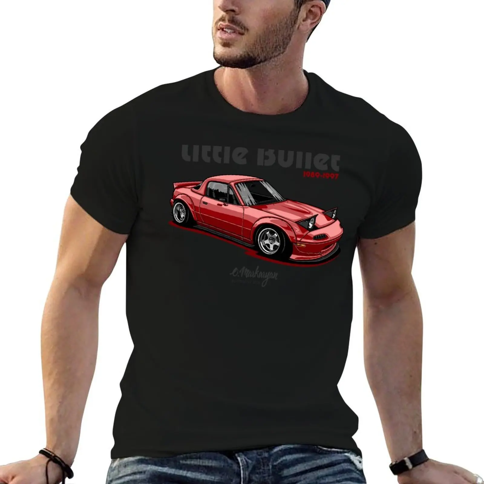 Roadster MX5 Miata (red) T-Shirt blacks affliction shirts mens plain t shirts
