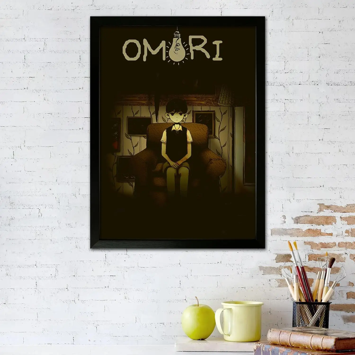 omori video game Canvas Art Poster, Wall Art, Picture Print, Modern Family, Bedroom Decor, Posters,Decorative painting