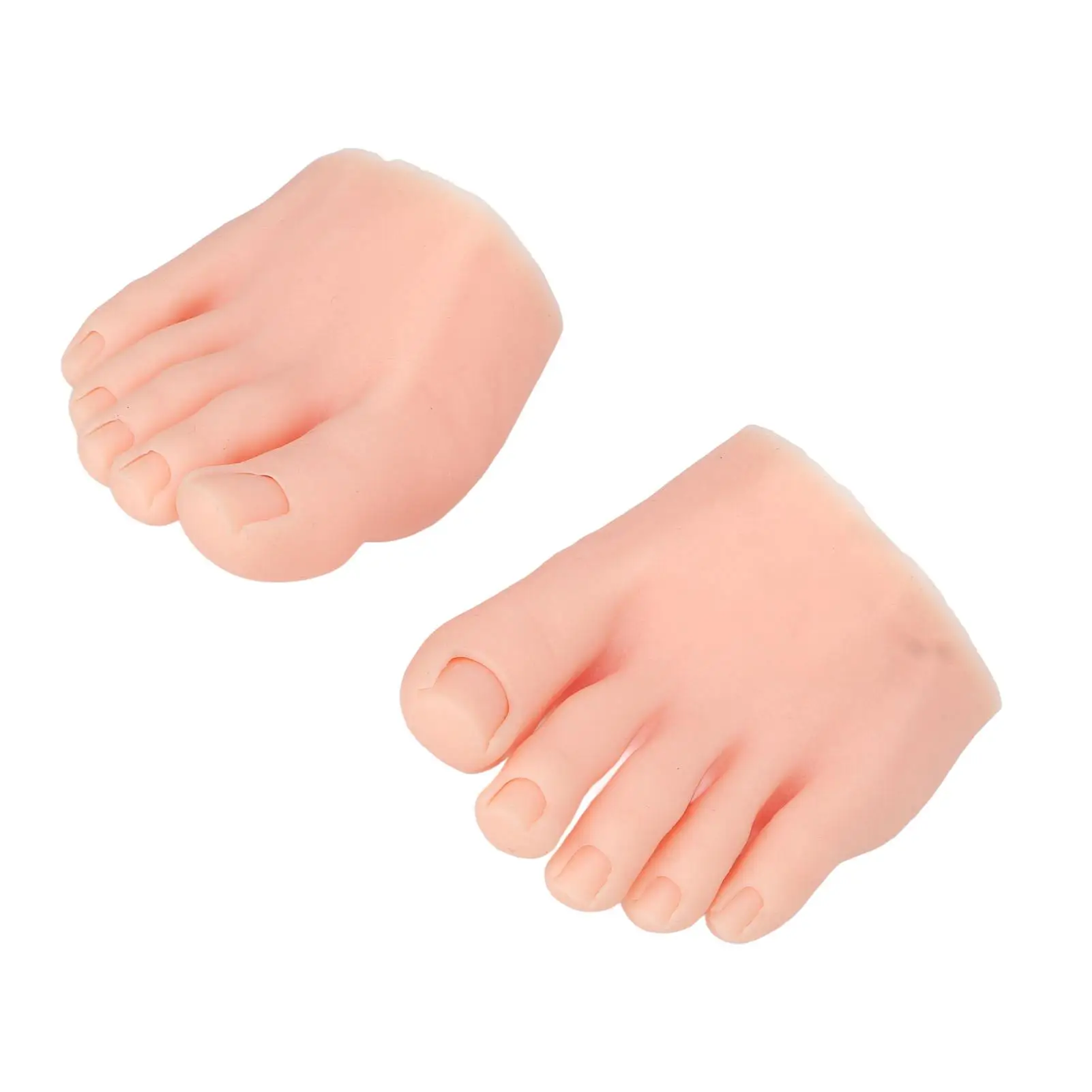 Tattoo Practice Foot Model 1 Pair Washable & Reusable for nail Salon Beginners