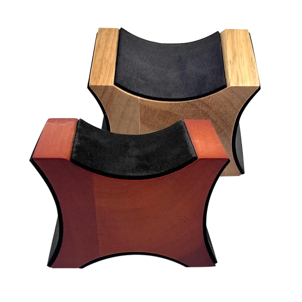 Guitar Neck Rest Support Pillow Mahogany Material 2 Usage Height Luthier Tool for Electric Acoustic Guitar Bass Mandolin