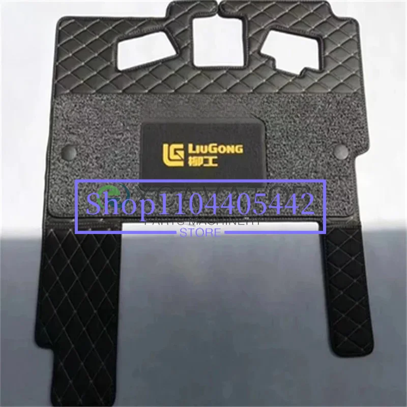 For Liugong Cabin Foot Pad Floor Mats LG920E 9075 913E 915E 922E 926E Cabin Carpet Excavator Floor Mats