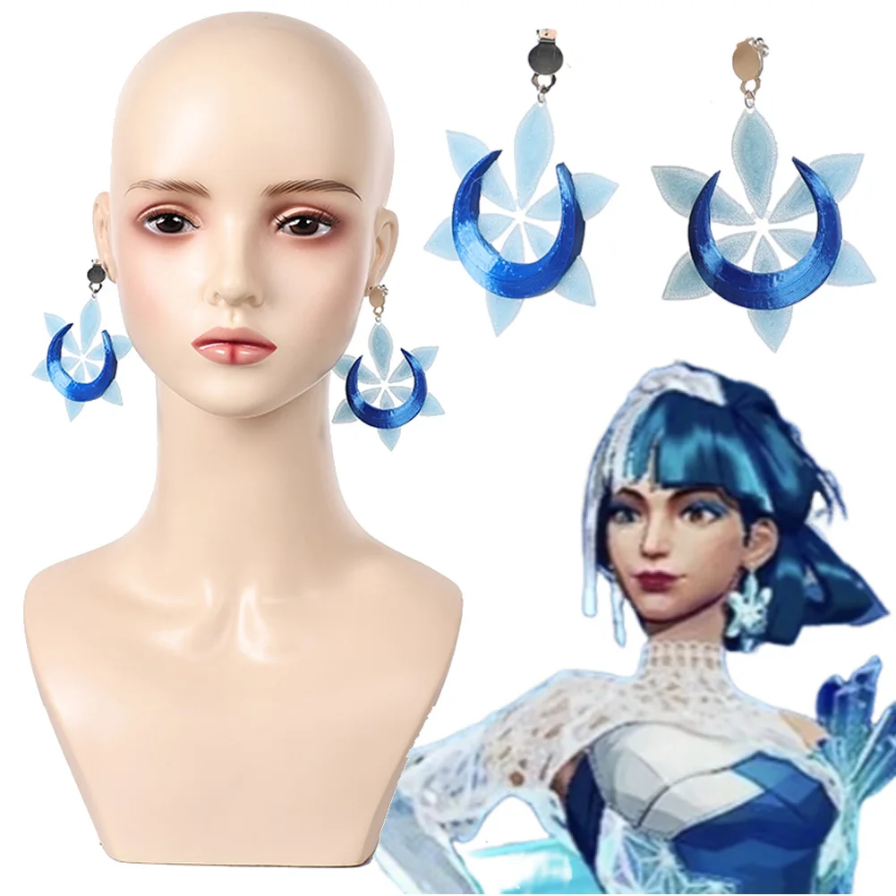 

Игра Rival Luna Snow Earring Ролевая игра Hallowmas Женская вечеринка Карнавальные наряды Аксессуары Реквизит для ролевых игр
