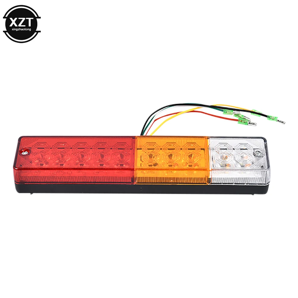 防水トレーラーテールライト20LED,12V 24V,方向指示器,常夜灯,信号インジケーター,2個