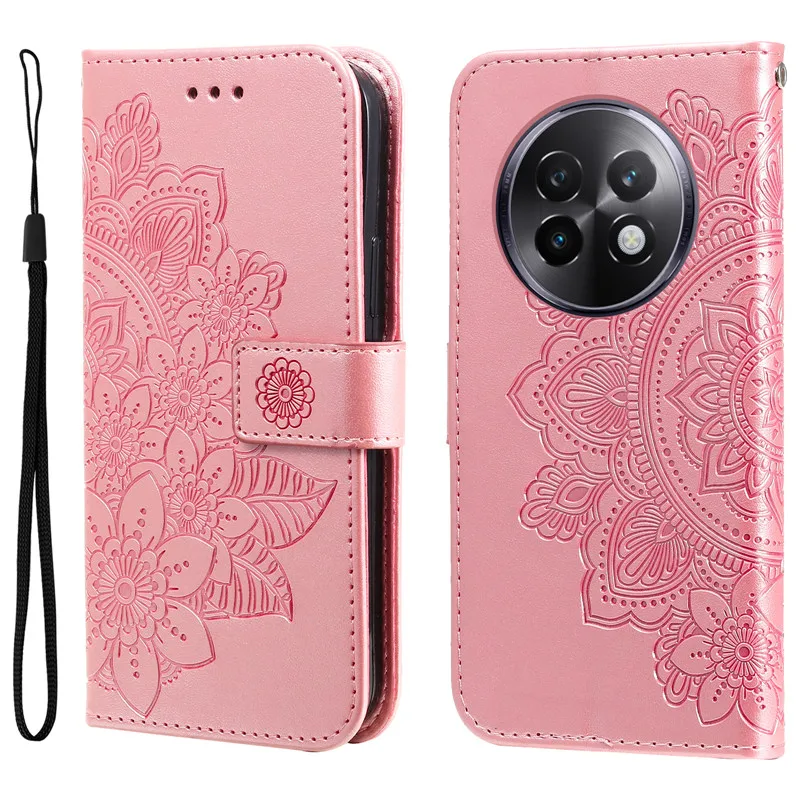 الرجعية الطوطم الشمس زهرة المحفظة حافظة هاتف جلدية ل ممن لهم A52 A72 A92s A9 A5 A7 A5S AX5S A12 A11 A53 A33 A93 A73 5G غطاء الوجه #2