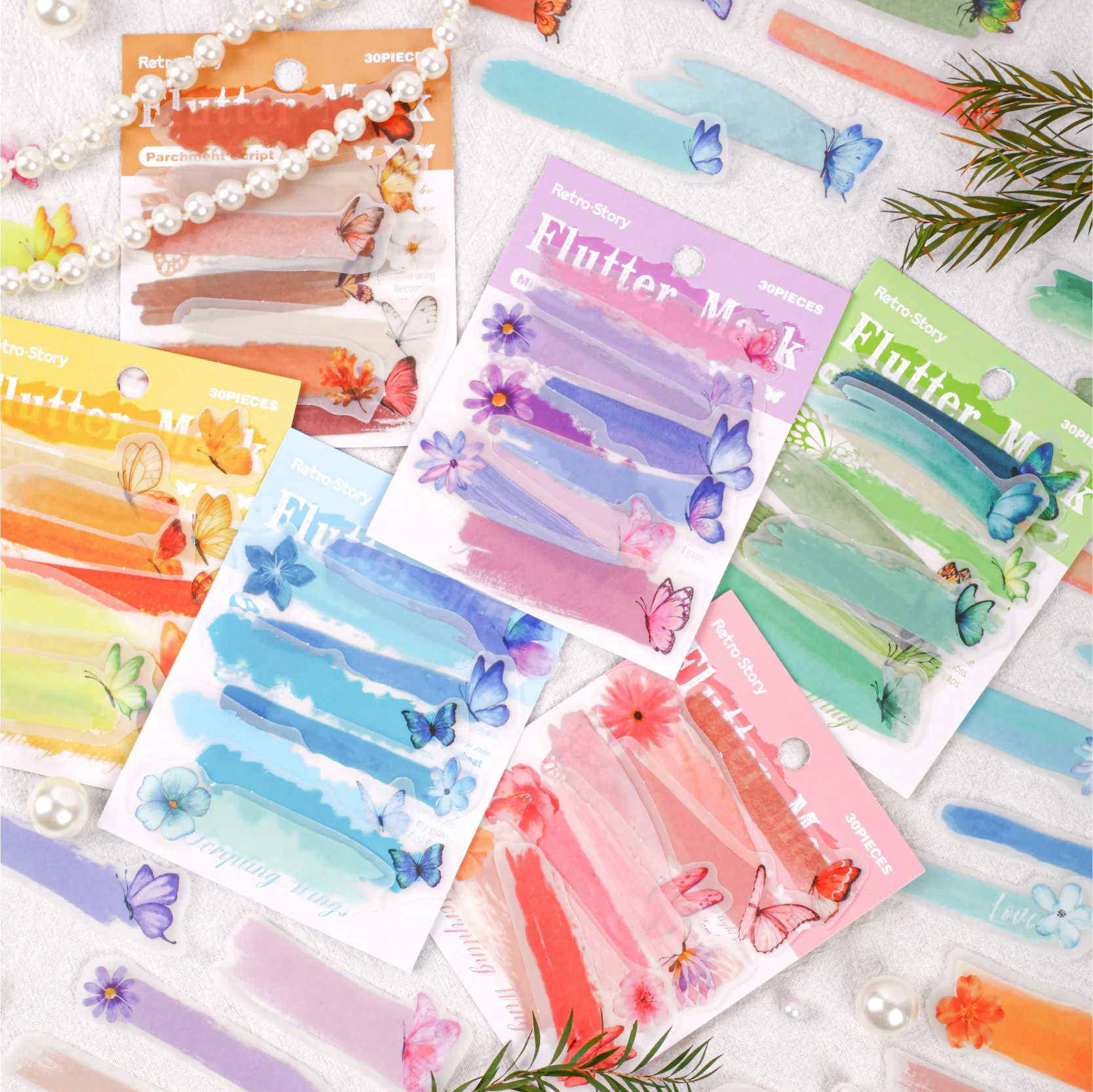 

12 упаковок/лот, серия блокнотов с изображением бабочек, милая ретро декоративная наклейка из бумаги с отслеживанием