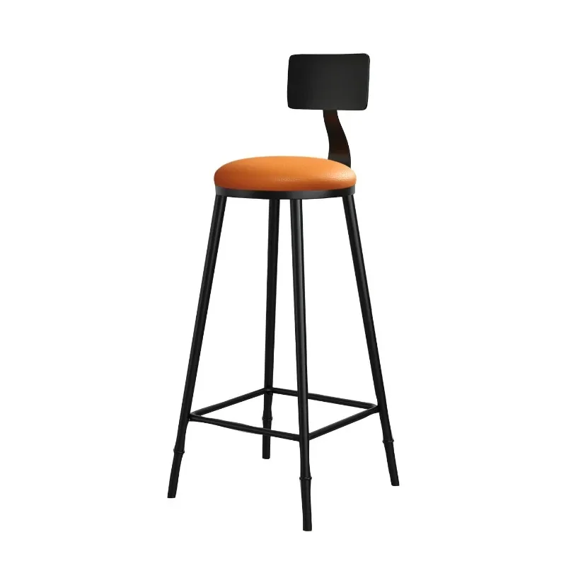 American bar chair, modern minimalist bar high chair back chair