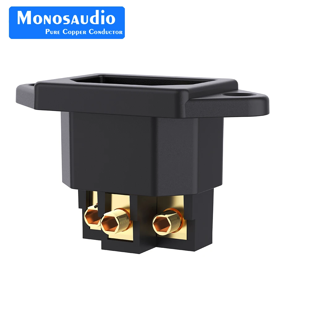 Monosaudio IB72 Power Socket Mains AC Male Power Plug Electric Power Cord Inlet Receptacle Connector