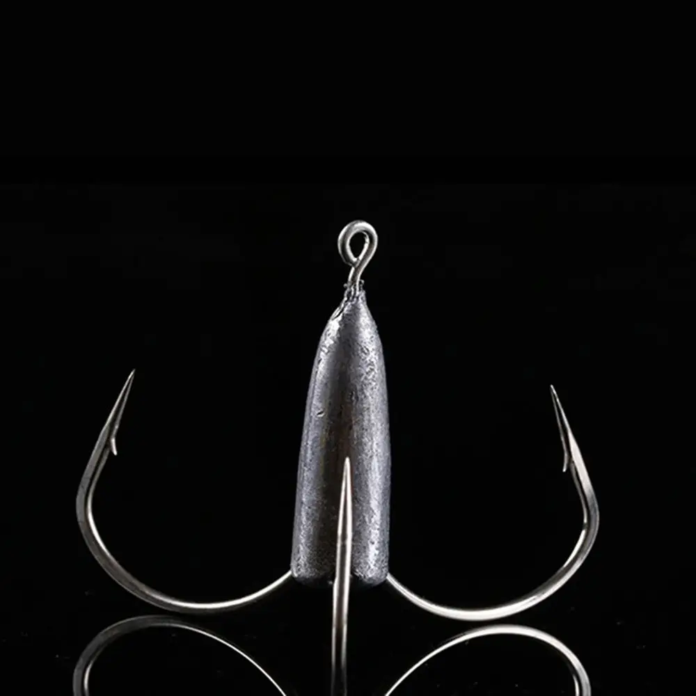 Treble Anchor Fishing Hooks Fishing Equipment Carbon Steel Fishing Treble Hook 30-70g Fishhook Fishing Tackle Equipment Tools