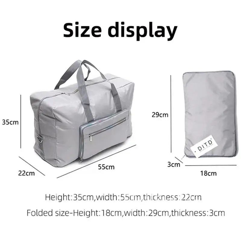 

Fodable Tote Luggage Travel Duffels Waterproof Lightweight Portable Large Capacity Shopping Bag For Bag Travel Boarding Bag