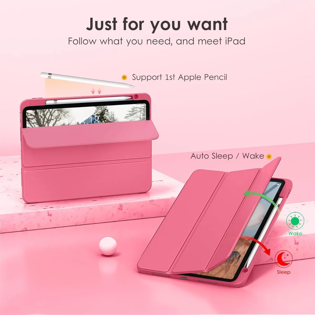 حافظة لجهاز iPad (A16) مقاس 11 بوصة 2025 وiPad الجيل العاشر 10.9 بوصة 2022، ظهر شفاف وغطاء إطاري مقاوم للصدمات من مادة TPU