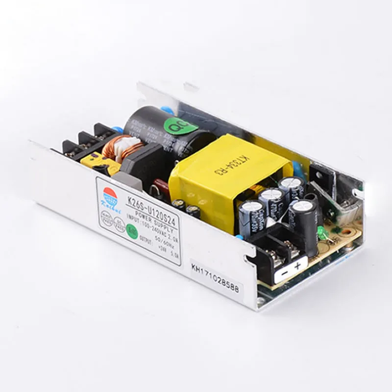 115*59*28mm Open Frame High Efficiency 120w 24vdc Universal Switching Power Supply