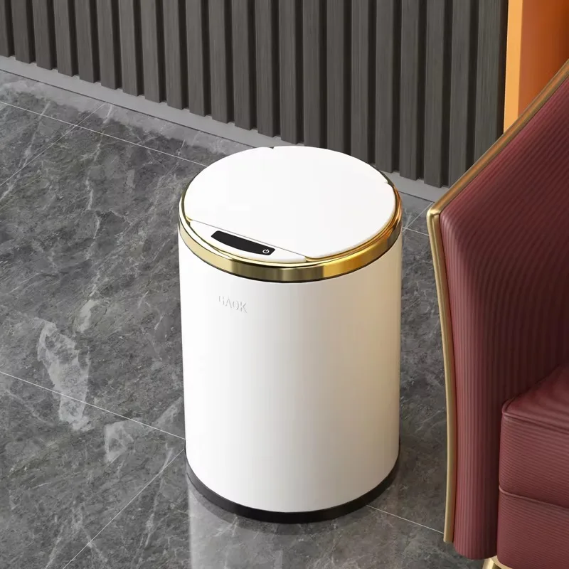 

Home Office Smart Touchless Sensor Trash Can Stainless Steel Trash Can for Sale
