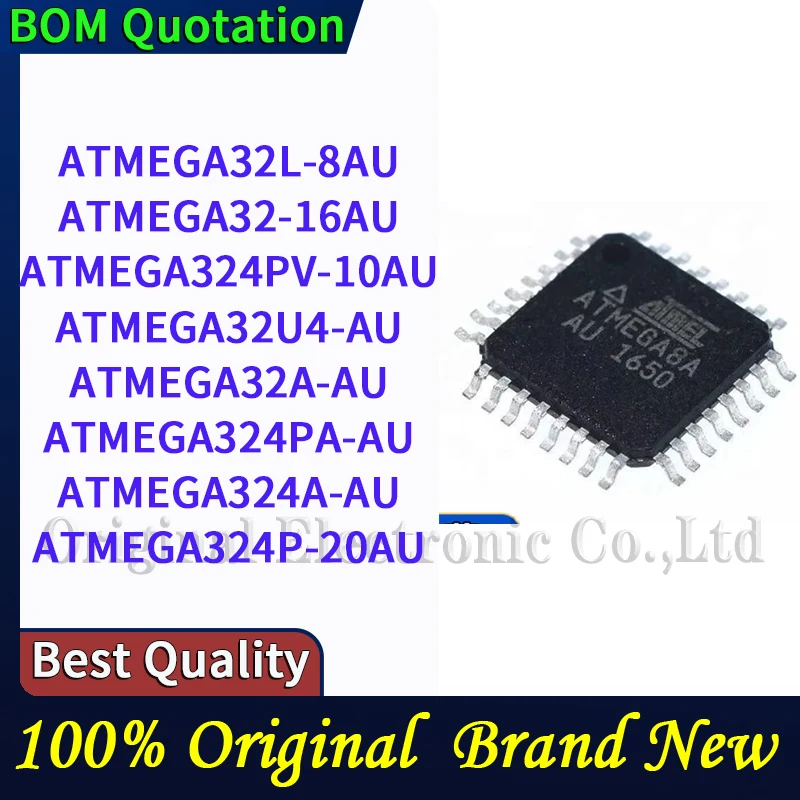 ATMEGA32L-8AU ATMEGA32-16AU ATMEGA324PV-10AU ATMEGA32U4-AU ATMEGA32A-AU ATMEGA324PA-AU ATMEGA324A-AU ATMEGA324P-20AU PC shell