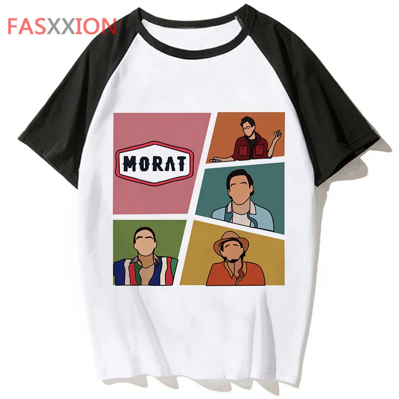 Camiseta Morat para mujer, camisetas japonesas, ropa de cómic para niña