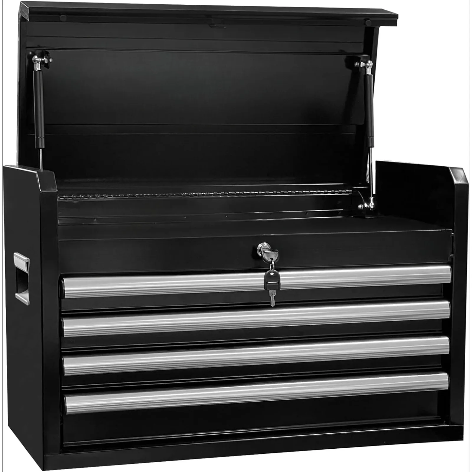 

US Portable Metal Tool Chest Box with Drawers - 26" Tool Chest Cabinet Ball Bearing Slide Drawers Locking