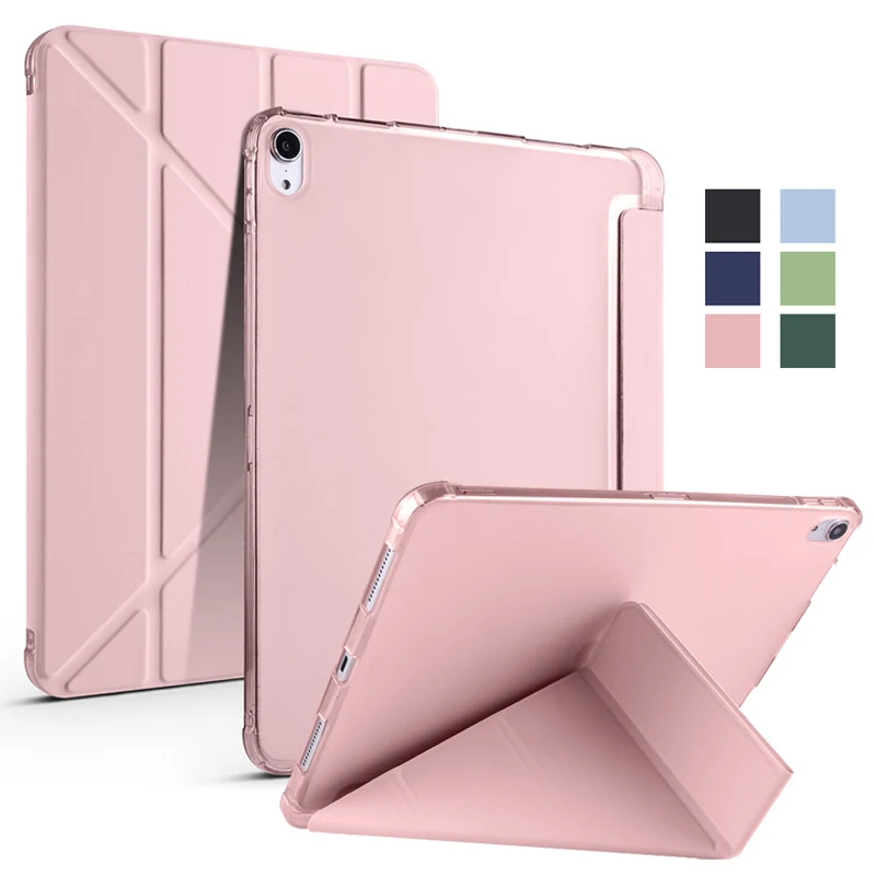 For iPad Case 10th Generation PU Leather TPU Back Fold Stand Cover For iPad 11 10 10th 11th Generation A16 Case with Pen Holder
