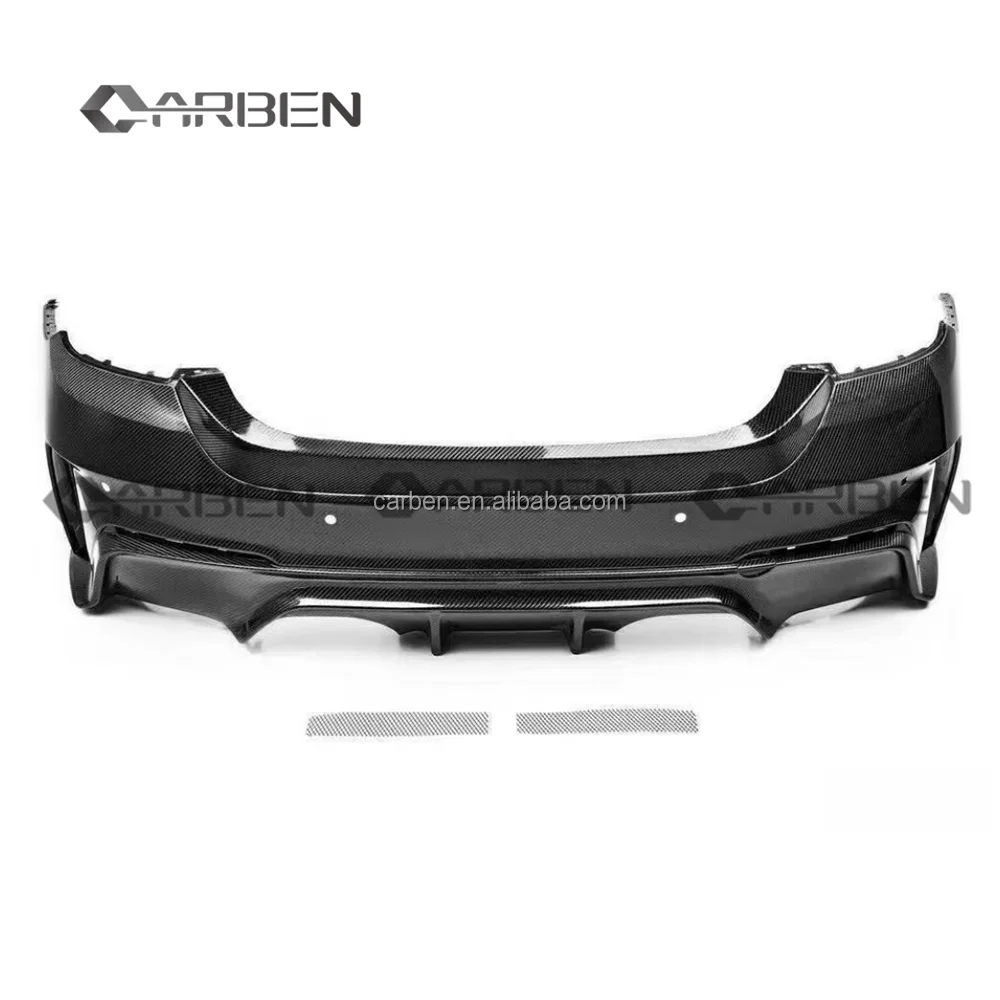 

Модифицированный и модернизированный задний бампер из углеродного волокна 3D-стиля для BMW 3 серии F30 F31 M3 M4 F80 F81 F82, комплекты кузова, новый состояние