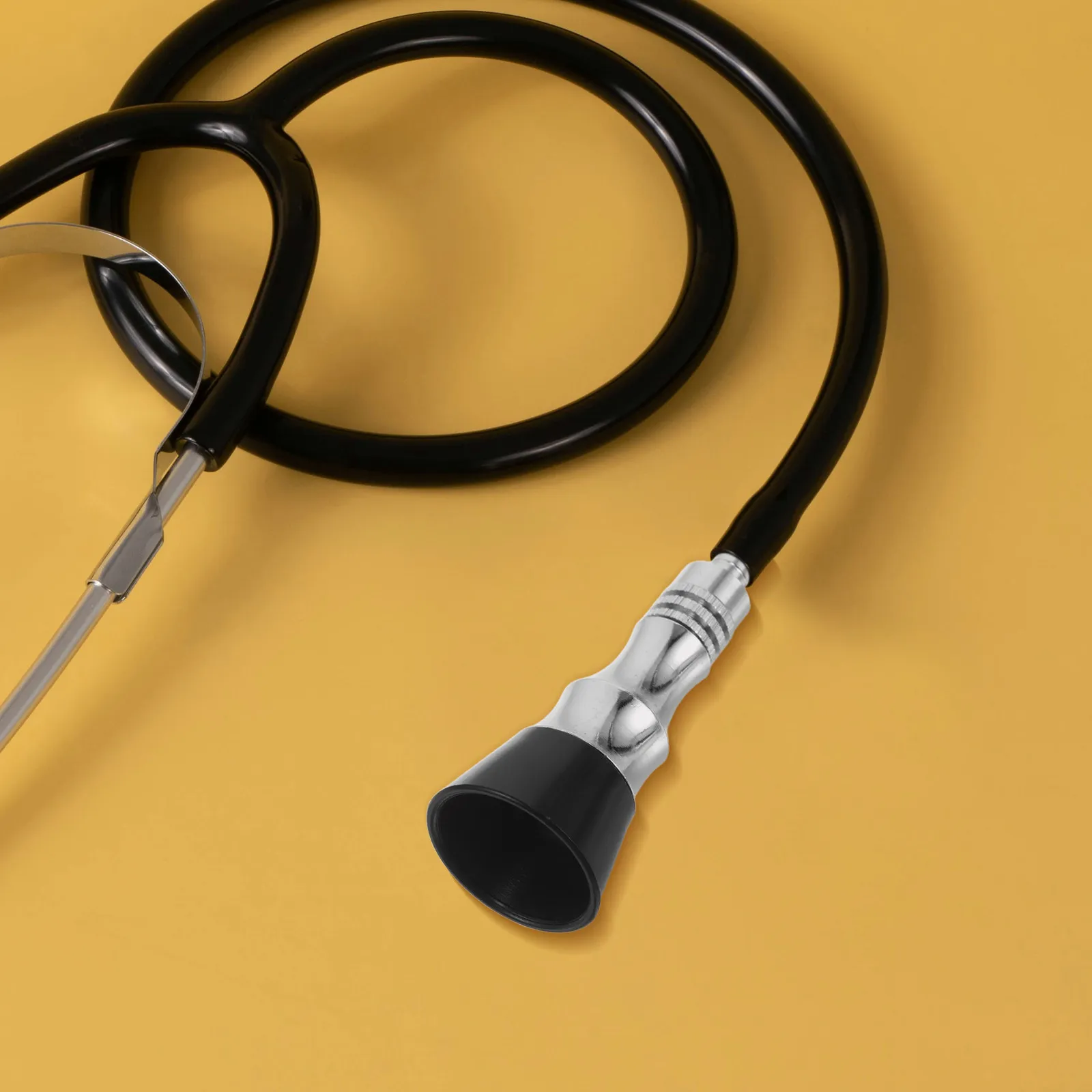 1Set Stethoscope Metal Chestpiece Replacement Head Diagnostic Spare Parts Connection Cap Equipment Repair Nursing