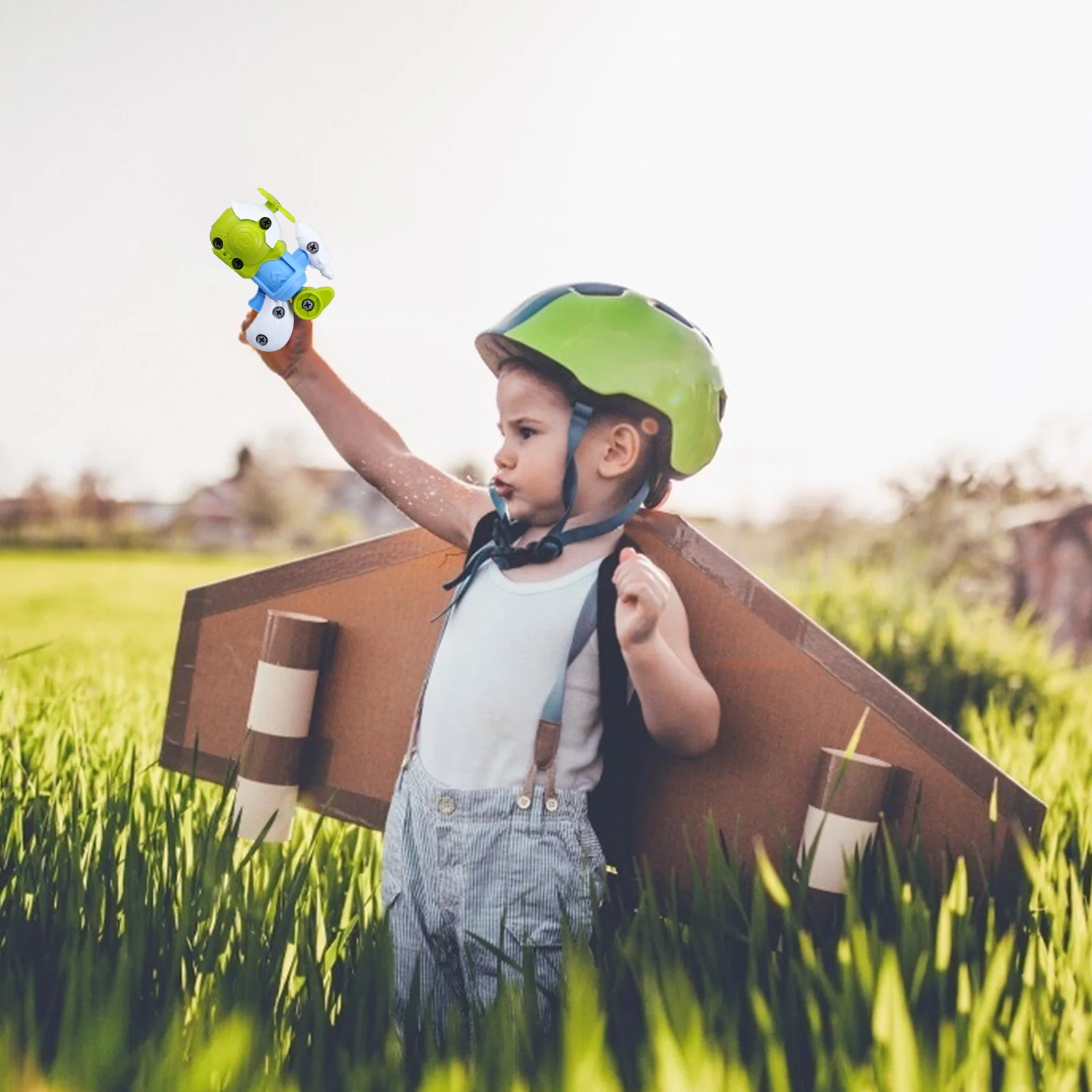 

Dinosaur Gun Toys Kids' DIY Take Apart Airplane Catapult Birthday Gift Plastic Assembly