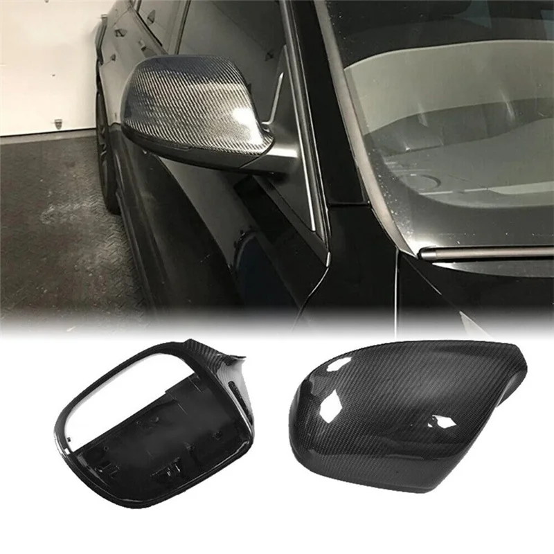 

For Q5 Sq5 2008-2017 Q7 2010-2015 Left And Right Rearview Mirror Cover Shell Parts 8R0857527 8R0857528 Carbon Fiber