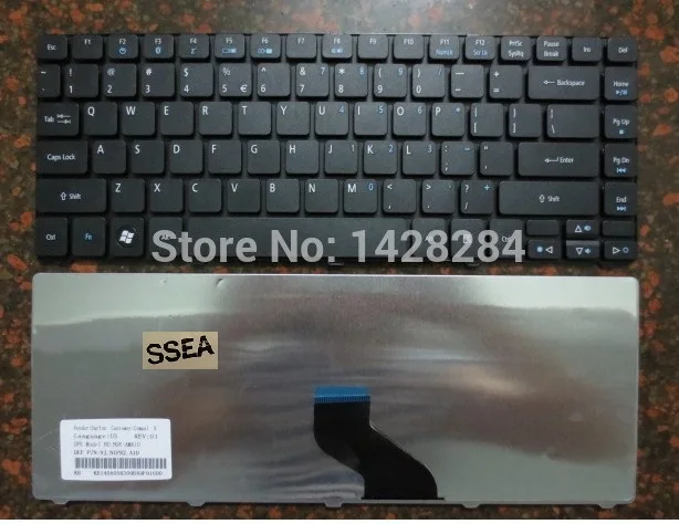 

New original US English Keyboard For Acer Aspire 3750 3750G 3750Z 3811 3811T 3935 4250 5935 5935G 5940 5940G 5942 5942G