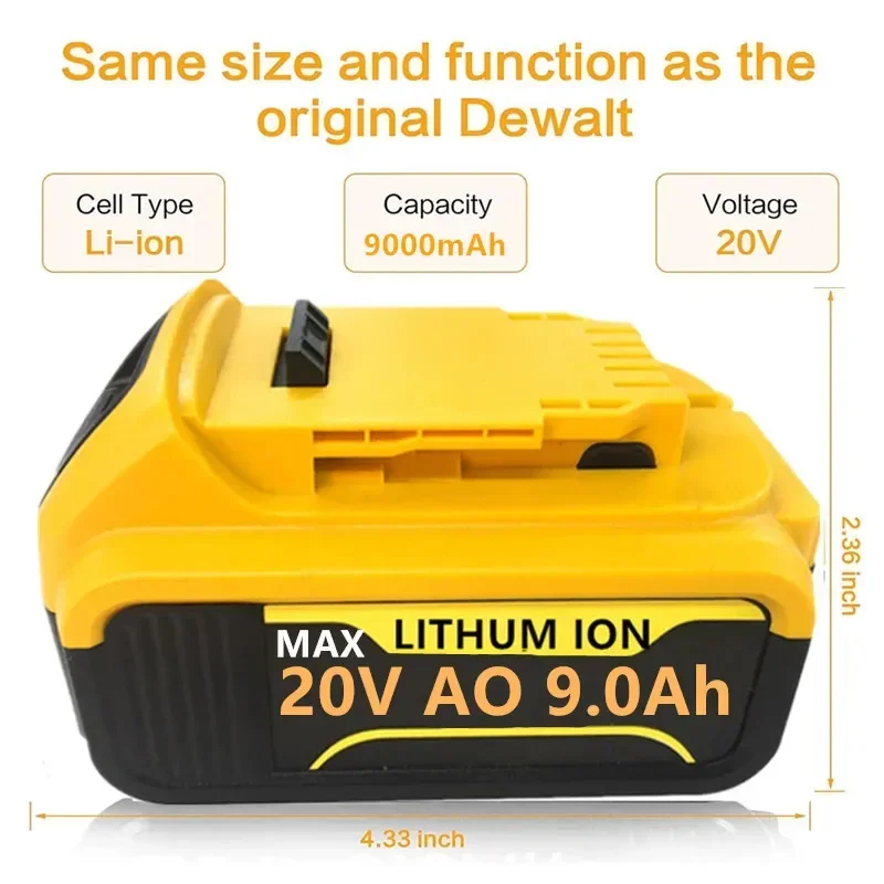 DeWalt DCB184 DCB181 DCB182 DCB200 20 В 9 А 18 В 20 В литиевая батарея2025 Новый DeWalt DCB184 DCB181 DCB182 DCB200 20 В 9 А 18 В 20 В литиевая батарея2025 Новый