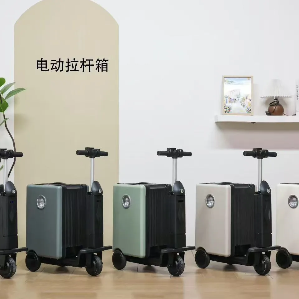 Multi-function, smart, rideable, electric suitcase, can seat people, silent, and can board the suitcase 20 inches