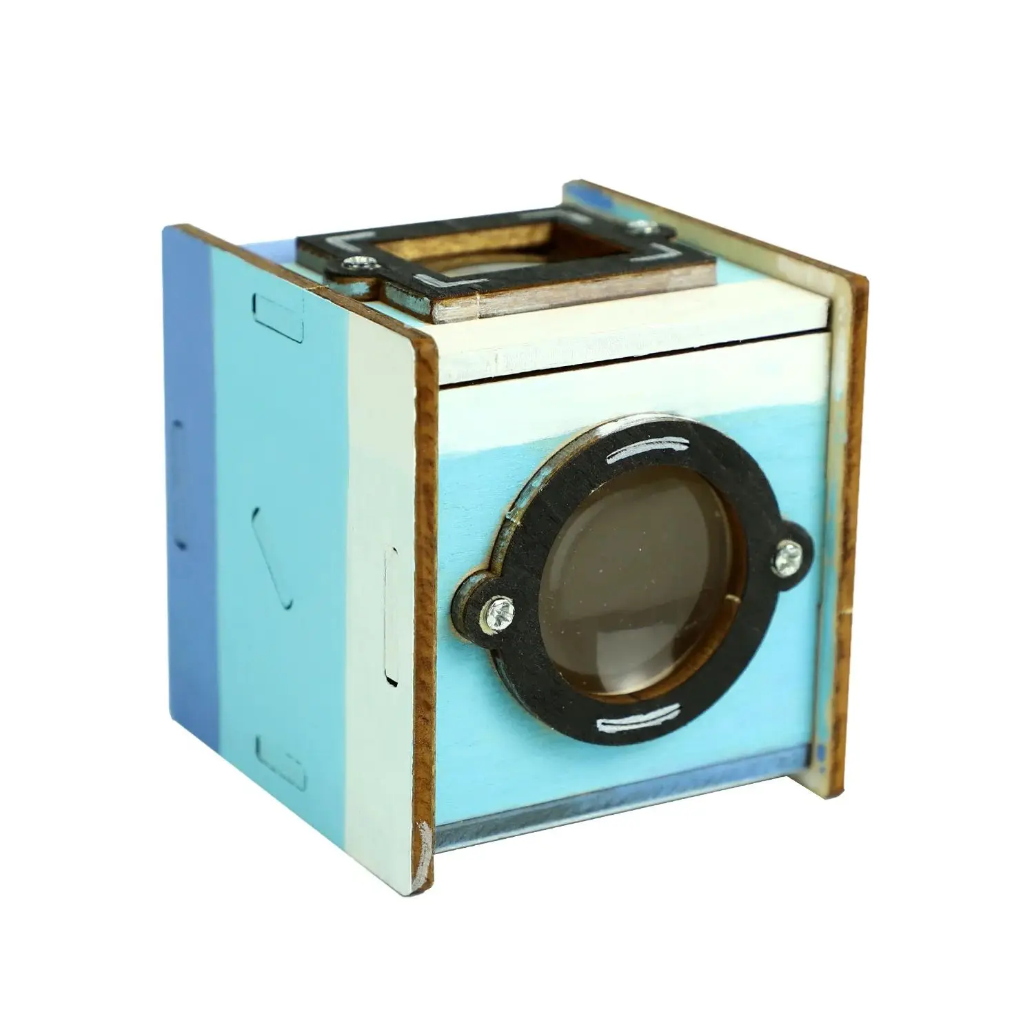 DIY Waist Flat Viewfinder Making Steam Physics Experiment Children's Puzzle Toys Parent-Child Interactive Optical Lens Toys