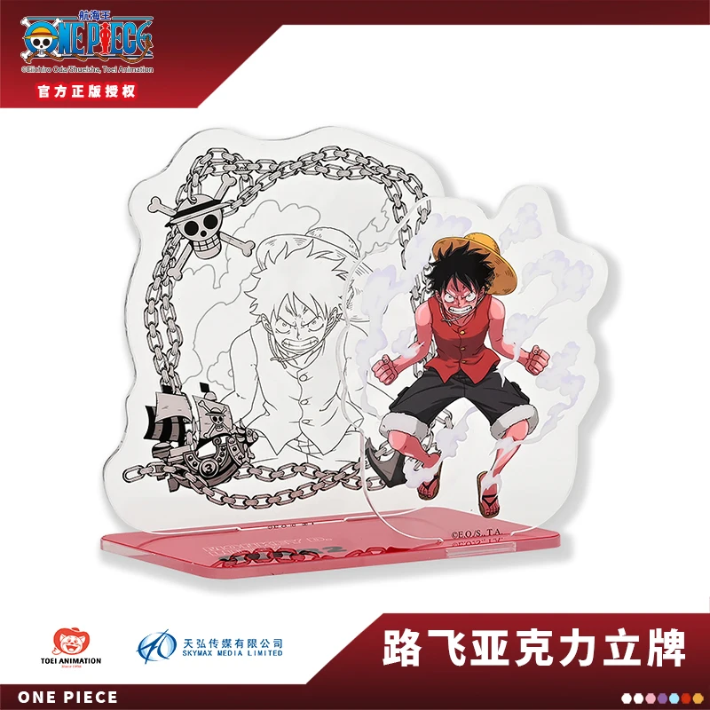 Genuine anime one piece  LUFFY acrylic standing brand GEAR1-5 Luffy standing brand ornament new periphery